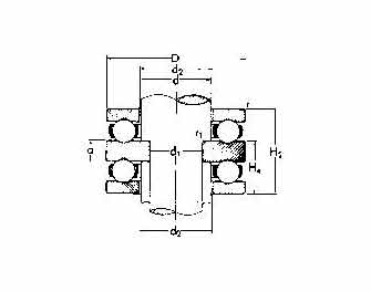 IMPA手冊 編號77376252300型推力軸承(圖1)