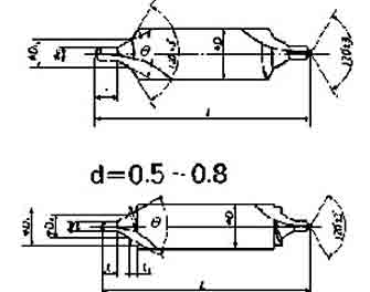 IMPA手冊 編號630598中心鉆頭(圖1)