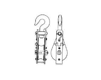 IMPA手冊(cè) 編號(hào)231586船用凹槽滑車(圖1)