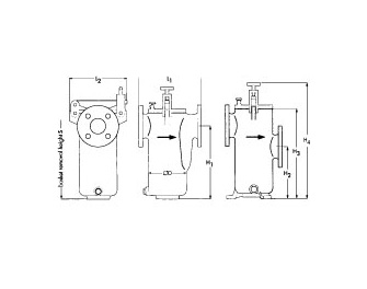 IMPA手冊(cè) 編號(hào)872055單聯(lián)鑄鐵濾器(圖1)