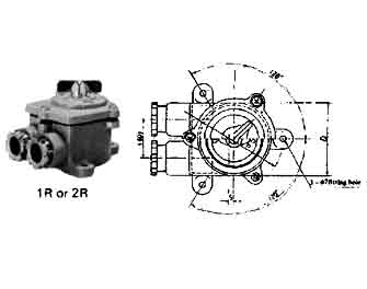 IMPA手冊 編號793014船用防水小型轉動式開關(圖1)