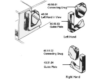 IMPA手冊(cè) 編號(hào)233325左、右側(cè)連接塊(圖1)