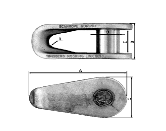 IMPA手冊 編號211151葉纜鏈環(huán)(圖1)