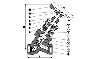 J65Y-Y型自密封截止閥(圖1)