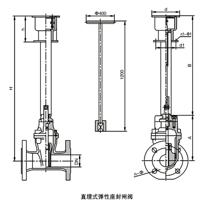 Z45X給水排水用直埋式閘閥(圖1)