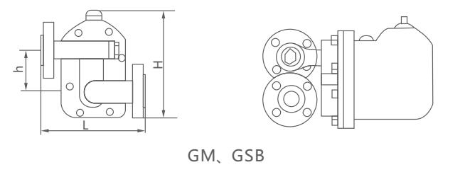 GSB6,GSB8杠桿浮球式疏水閥(圖3)