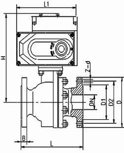 Q941F電動調(diào)節(jié)球閥(圖2)