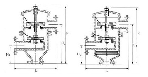 HX2,HXF2帶雙接管呼吸閥(圖1)