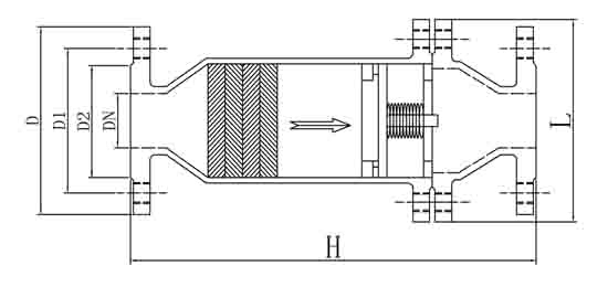 HF-4乙炔管道阻火器(圖1)