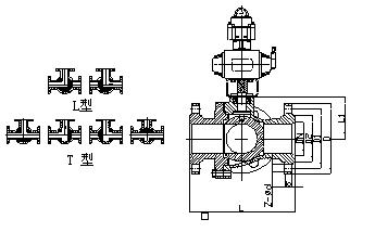 船用氣動球閥